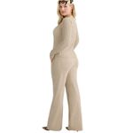 CAbi #4830 Women's Beige Asher Corduroy Wide Leg Pants Size 10 Photo 2