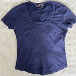 Prada Vintage 90s Sport Navy Blue T-shirt Red Tab Quiet Luxury Preppy Size M Photo 3