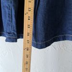 Cherokee Vintage 90s  Skirt Western Native XS Blue Denim‎ High Waist Pleated Photo 7