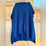 Loft  - Long Sleeve Soft Ribbed Knit Open Front Poncho Sweater Photo 5