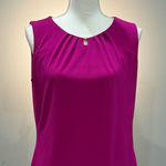Ivanka Trump Purple  Sleeveless Blouse Size M EUC Photo 0