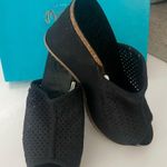 Mad love  Women’s Black  Fabric Platform Wedge Heels Sandals platform Photo 0