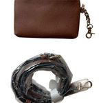 Dune London  Coin Purse and Leather Shoulder Strap Brown New Photo 0