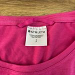 Athleta Air Out Cinch Tank Tunic Top Bright Pink Photo 4