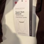 Lululemon Brown Long Sleeve Bodysuit Nulu Square Neck Photo 3