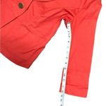 CAbi  Style 878 Little Red Jacket Woman Size 4 Button Front Blazer Career Work Photo 4
