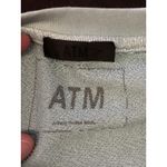 ATM Dress Womens XS Light Blue Long Sleeve Sweatshirt Tunic Pockets Hemp Knit Photo 9