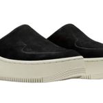 Nike  Air Force 1 Lover XX Premium Black Suede Slip-On Mule Sneaker size 11 Photo 0
