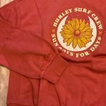 Hurley  DNA Womens Oversized Crewneck Sweatshirt mineral red size medium Photo 3