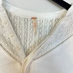 Free People  Sachi Long Sleeve Ruffle Minidress in Ivory Size Small Photo 6