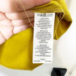 French Connection Size 8 Alessia Satin Citron Wrap Top Short Sleeve Photo 4