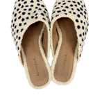 Printfresh  Leopard Tufted Slippers Cream Black Spotted Size 9 Photo 4