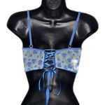 Fairy Floral Mesh Lace Corset Style Bustier Size M Photo 2