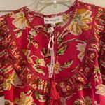 Maisie Mini Skirt in Pink and Yellow Red Photo 2