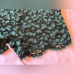 ZARA Woman Dark Green Lace Romper Size M EUC Photo 8