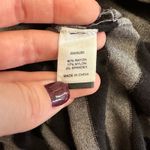 EXPRESS  Striped Sweater Dress XS Black Gray Long Sleeve‎ Y2K Bodycon Mini Photo 6