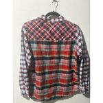 Blair  Plaid Flannel Shirt Snowflake Long Sleeve Button Up Women's Size L Photo 9