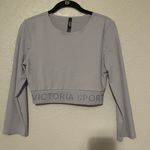 Victoria's Secret Lavender VS Victoria Sport Long Sleeve Crop Top Photo 0