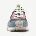 Palladium Troop Runner Sneaker Blue Pink Gray Size 5.5 Photo 3