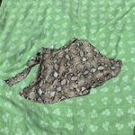 ZARA Brown & Black Skorts with Belt Size M Photo 5