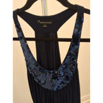 Twentyone Royal Blue With Sequins Sleeveless Halter Size S Womens Tank Photo 1