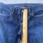 People's Liberation Flare Jeans womens 31 USA Made Low Rise Dark Wash Pockets‎ Blue Photo 4