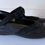 Naot Black Leather Nubuck Luga Mary Janes Flats Women's Shoes Size 41 10 Photo 0