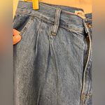 Madewell  Baggy Pleated Straight Wide Leg Jeans Size 30 Photo 3