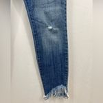 Pistola  Distressed Chewed Hem Crop Skinny Blue‎ Jeans Photo 3