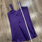 Erika Taylor Slip Dress Vintage Chemise Gown M Nightie Purple Satin Sleep Sexy Size M Photo 8