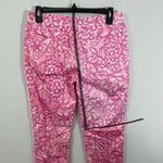 Lilly Pulitzer Lilly Pulitzer Vintage Pink Pants White Piping Detail Floral Size 6 Photo 3