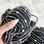 H:ours  Women's Decadence Black Sequined‎ Bustier Top Size Medium Revolve Photo 7