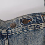 J.Crew Indigo Denim Trucker Jacket Light Wash S Distressed Jean Vintage Blue Photo 4