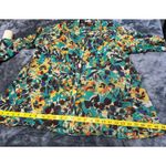 Kut From The Kloth Floral Pattern Button Up Blouse Size XL Photo 4