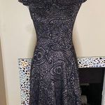 RD Style Black Patterned Dress Photo 0