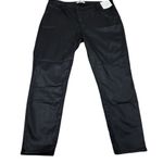 Abercrombie & Fitch Abercrombie 22 Long 36 Super Skinny Ankle Jeans High Rise Coated Black Photo 0