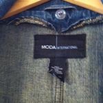 Moda International Vintage Denim Trenchcoat Photo 5