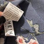 SheIn  large womens sundress dark blue floral print spaghetti strap elastic waist Photo 6