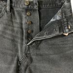 We The Free NWT Free People Brea Cut Off Denim Mini Skirt High Rise Faded Black Size 24 Photo 4