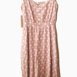 Reformation NWT Lanai Dress in Mink Pink Photo 4