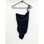 Island Goddess Lace Back One Shoulder One Piece Size 10 Black Photo 1