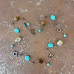 Free People Boho turquoise and brown beaded necklace Photo 2