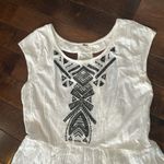 Free People  Toosaloosa Maxi Dress Gauze White Cotton embroidered Size Small S Photo 3