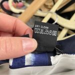 Etcetera  Blue & White Abstract Print Mini Skirt 16 NWOT Photo 3