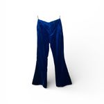 Zadig & Voltaire  Defile Prevy Velvet Pants in Blue Flared Bottoms Size 34 FR NWT Photo 3
