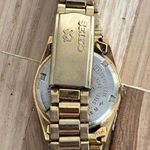 Seiko SQ Ladies Watch RARE Vintage Crystals Gold Tone Dial Bracelet Date Window Photo 10