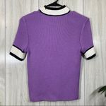 St. John NEW  Sport by Marie Gray Lavender Knit Top size P  (2) NWT Photo 3