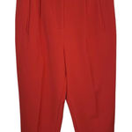 A loves A Woman’s Red / Orange High Paperbag Waisted Trousers Pants W-215 Sz 4 Photo 0