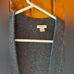 Fossil Classic Grey Button-Up Cardigan Sweater with Pockets Casual Knitwear Photo 2