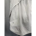 Lululemon  Skirt Womens 6‎ White Zip Pocket Lined Athletic Running Tennis Skort Photo 4